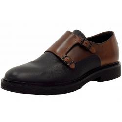 Hugo Boss Men's Pure_Monk_plgr Fashion Monk Strap Loafers Shoes - Brown - 13 D(M) US