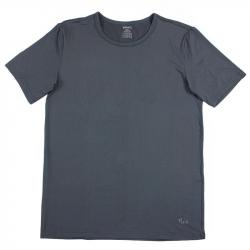 Buffalo By David Bitton Men's Microfiber Crew Neck T Shirt - Grey - X Large