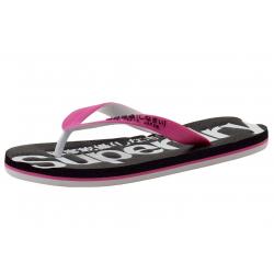 Superdry Women's Glitter Fashion Flip Flops Sandals Shoes - Pink - Small; 6 7 B(M) US