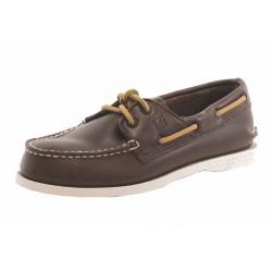 Sperry Top Sider Boy's A/O Fashion Boat Shoes - Brown - 1   Little Kid
