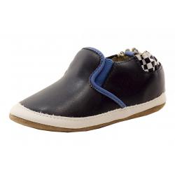 Robeez Mini Shoez Infant Boy's Stars & Bars Fashion Sneakers Shoes - Blue - 6 9 Months