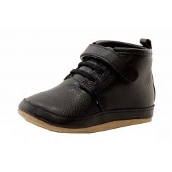 Robeez Mini Shoez Infant Boy's Team Adventure Fashion Ankle Boots Shoes - Black - 6 9 Months