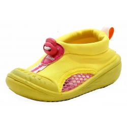 Skidders Girl's XY88 Skidproof Sun Grip Water Shoes - Yellow - 8; Fits 24 Months
