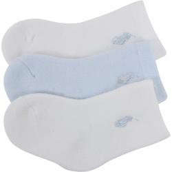 Polo Ralph Lauren Infant Boy's 3 Pack Terry Quarter Socks B60005LPK - White - 0 6 Fits Show 0 3 Infant
