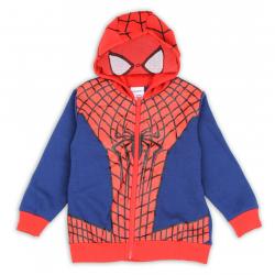 Marvel Spiderman Toddler Boy's Spiderman Suit Masked Hoodie - Blue - 2T