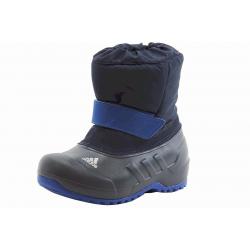 Adidas Boy's Winterfun Boy Primaloft K Snow Boots Shoes - Blue - 2   Little Kid