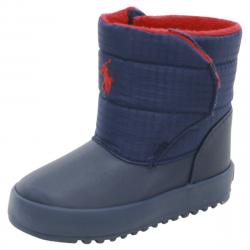Polo Ralph Lauren Toddler/Little Boy's Gabriel Quilted Winter Boots Shoes - Blue - 4 M US Toddler