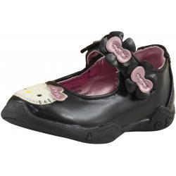 Hello Kitty Girl's Fashion Mary Jane Flats HK Lil Vanessa Shoes FE362 - Black - 5   Toddler