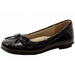 Easy Strider Girl's Classic Fashion Ballet Flat School Uniform Shoes - Black - 10   Toddler