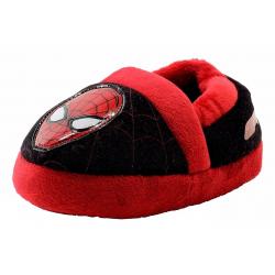 The Amazing Spiderman 2 Toddler Boy's SPF230 Fleece Slippers Shoes - Black - Small   5/6