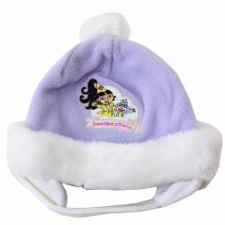Dora The Explorer Girls Toddler Fairytale Adventure Hat & Mitten Set - Purple - 2 4T