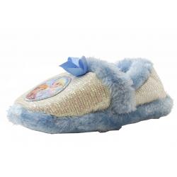 Disney's Frozen Toddler Girl's Scuff Glitter Slippers Shoes - White - 11/12   Little Kid