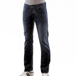 Buffalo By David Bitton Men's Six X Basic Slim Straight Jeans - Dark & Repaired - W 30; L 32