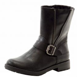 Nine West Girl's Melba Fashion Ankle Boots Shoes - Black - 12.5   Little Kid