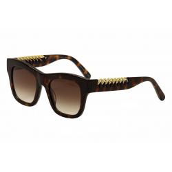 Stella McCartney Women's SC 0011S 0011/S Fashion Sunglasses - Brown - Lens 49 Bridge 21 Temple 140mm