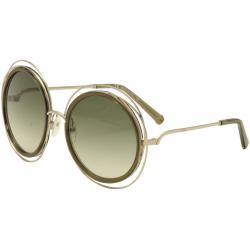 Chloe Women's CE 120S 120/S Fashion Sunglasses - Gold/Khaki/Green Gradient   750 - Lens 58 Bridge 23 Temple 135mm