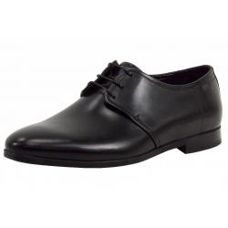 Hugo Boss Men's Pariss_Derb_3LT Lace Up Loafers Shoes - Black - 9 D(M) US