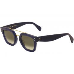 Celine Women's CL 41077S 41077/S Fashion Pilot Sunglasses - Blue - Medium Fit