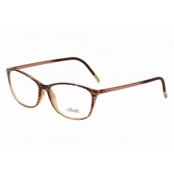 Silhouette Women's Eyeglasses SPX Illusion Shape 1563 Full Rim Optical Frame - Pink - Lens 53 Bridge 14 Temple 135mm