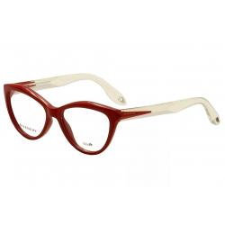 Givenchy Women's Eyeglasses GV 0009 GV/0009 Full Rim Optical Frame - Red - Lens 52 Bridge 16 Temple 145mm