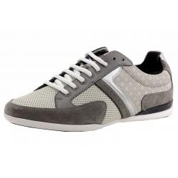 Hugo Boss Men's Spacit Graphic Sneakers Shoes - Medium Grey   030 - 13