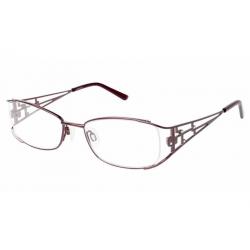 Charmant Women's Eyeglasses TI12098 TI/12098 Full Rim Optical Frame - Red - Lens 51 Bridge 18 Temple 135mm