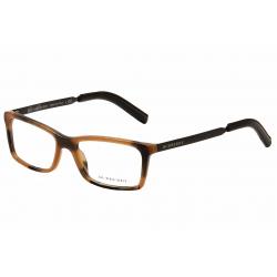 Burberry Men's Eyeglasses BE2159Q BE/2159 Q Full Rim Optical Frame - Spotted Amber/Black   3518 - Medium Fit