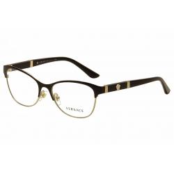 Versace Women's Eyeglasses VE 1233Q 1233/Q Full Rim Optical Frame - Black - Lens 53 Bridge 17 Temple 140mm