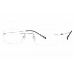 Charmant Men's Eyeglasses TI8333E TI/8333E Titanium Rimless Optical Frame - White - Lens 51 Bridge 19 Temple 145mm