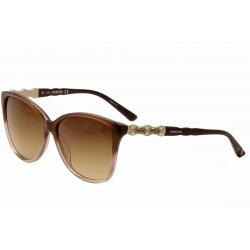 Daniel Swarovski Women's Elizabeth SW85 SW/85 Fashion Sunglasses - Brown Multi/Brown Grad.   47Z - Lens 60 Bridge 13 Temple 140mm