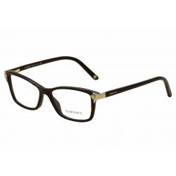 Versace Women's Eyeglasses VE3156 VE/3156 Full Rim Optical Frame - Black - Lens 53 Bridge 15 Temple 135mm