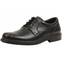 Hush Puppies Men's Strategy All Weather Black Lace Up Oxfords Shoes - Black - 9.5