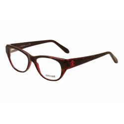 Roberto Cavalli Women's Eyeglasses Maupiti RC0685 RC/0685 Full Rim Optical Frame - Havana/Red   055 - Lens 53 Bridge 16 Temple 140mm