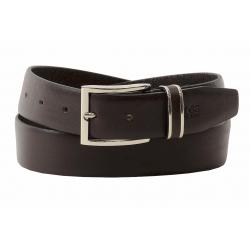 Hugo Boss Men's Froppin Fashion Genuine Leather Belt - Brown - 32