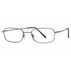 Aristar by Charmant Men's Eyeglasses AR6022 AR/6022 Full Rim Optical Frame - Brown   035 - Lens 53 Bridge 19 Temple 145mm