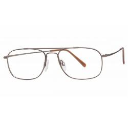 Aristar by Charmant Men's Eyeglasses AR6021 AR/6021 Full Rim Optical Frame - Light Brown   073 - Lens 57 Bridge 16 Temple 145mm