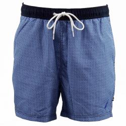Nautica Men's Key Item Swimwear Micro Geo Trunk Swim Shorts - Blue - X Large