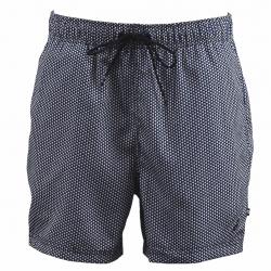 Nautica Men's Rec Tech Swimwear Micro Arrow Trunk Swim Shorts - Black - Medium