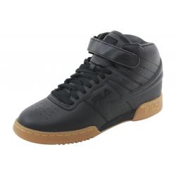 Fila Men's F 13 Black High Top Sneakers Shoes - Black - 10 D(M) US
