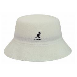 Kangol Men's Bermuda Bucket Cap Hat - White - Small