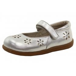 See Kai Run Toddler Girl's Sera Fashion Mary Janes Shoes - Silver - 5 M US Toddler