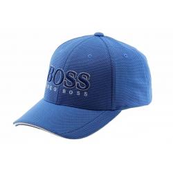 Hugo Boss Men's Cap US Strapback Baseball Cap Hat (One Size Fits Most) - Open Blue