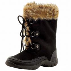 Nine West Girl's Daphne Fashion Winter Boots Shoes - Black - 12.5   Little Kid