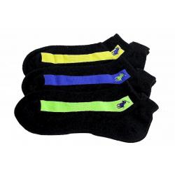 Polo Ralph Lauren Men's 3 Pack Sport Socks Sz: 10 13 Fits Shoe 6 12.5 - Black - Shoe 6 12.5