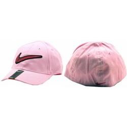 Nike Girl's Embroidered Nike Swoosh Logo Baseball Cap Sz 4/6X - Prism Pink - 4/6X