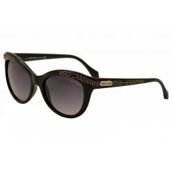 Roberto Cavalli Women's Acubens 789S 789/S Cat Eye Sunglasses - Black - Medium Fit