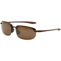 Maui Jim Men's Ho'okipa MJ407 MJ/407 Sport Sunglasses - Brown - Lens 64 Bridge 17 Temple 130m