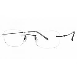 Charmant Men's Eyeglasses TI8334E TI/8334E Rimless Optical Frame - Black - Lens 49 Bridge 19 Temple 140mm