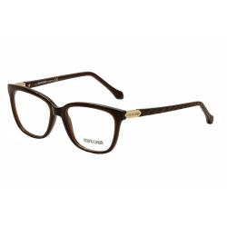Roberto Cavalli Women's Eyeglasses Moofushi RC0751 0751 Full Rim Optical Frame - Brown - Lens 53 Bridge 16 Temple 140mm