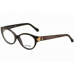 Roberto Cavalli Eyeglasses Felicite RC0769 RC/0769 Full Rim Optical Frame - Black - Lens 53 Bridge 16 Temple 135mm